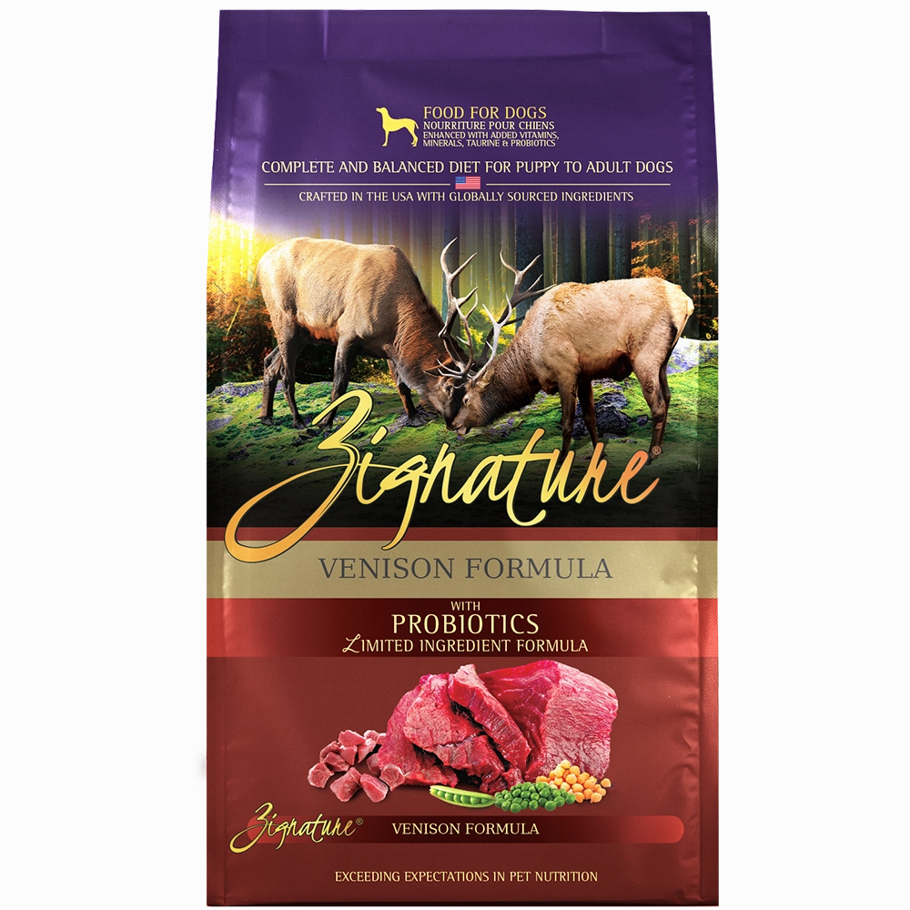 Zignature Dog Venison Formula 4lb