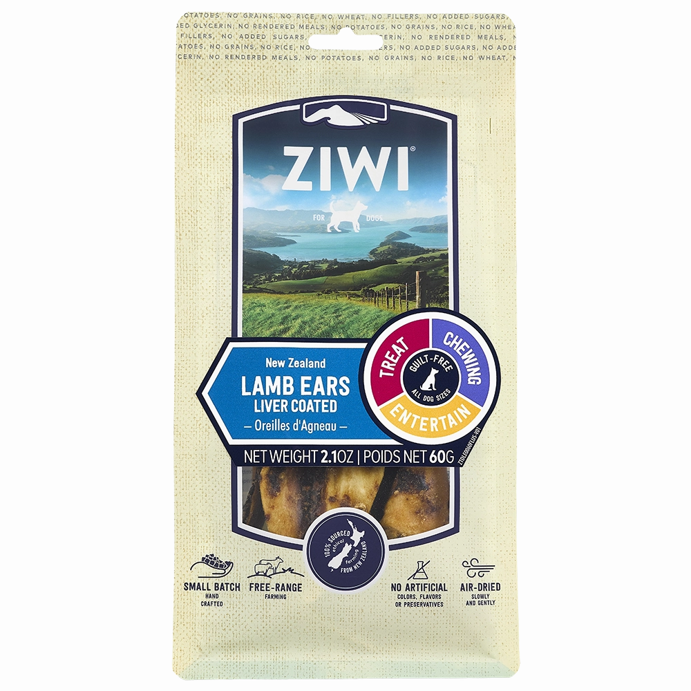 Ziwi Peak Dog Air-Dried Lamb Ears 60g